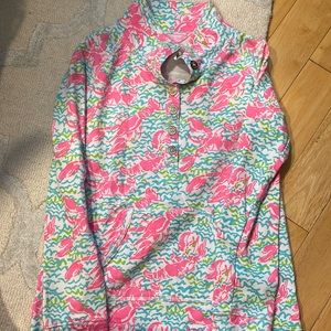 Lilly Pulitzer Lobster Pink Pullover
